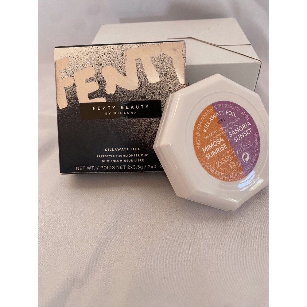 FENTY Beauty Killawatt Foil Freestyle Highlighter Duo Mimosa Sunrise/Sangria NEW